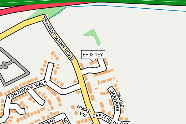 EH33 1EY map - OS OpenMap – Local (Ordnance Survey) EH33 1EY map - OS OpenMap – Local (Ordnance Survey)