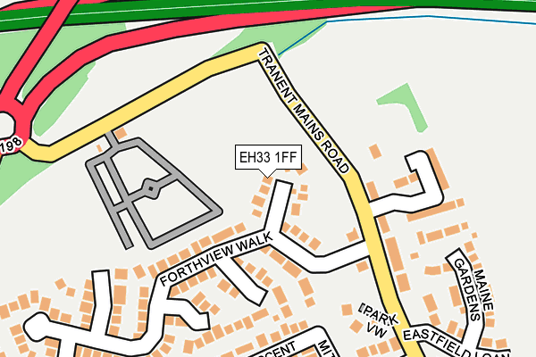 EH33 1FF map - OS OpenMap – Local (Ordnance Survey) EH33 1FF map - OS OpenMap – Local (Ordnance Survey)