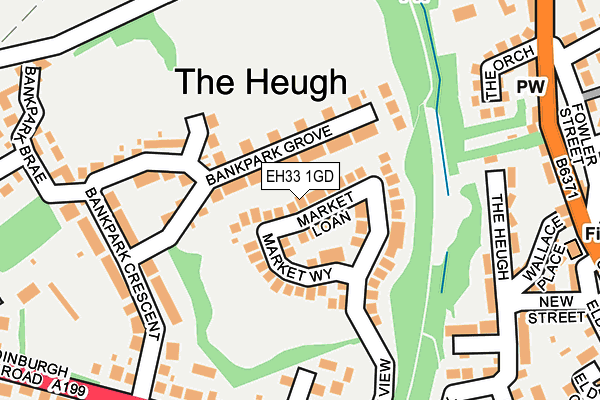 EH33 1GD map - OS OpenMap – Local (Ordnance Survey) EH33 1GD map - OS OpenMap – Local (Ordnance Survey)