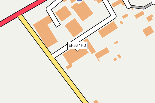 EH33 1HD map - OS OpenMap – Local (Ordnance Survey) EH33 1HD map - OS OpenMap – Local (Ordnance Survey)