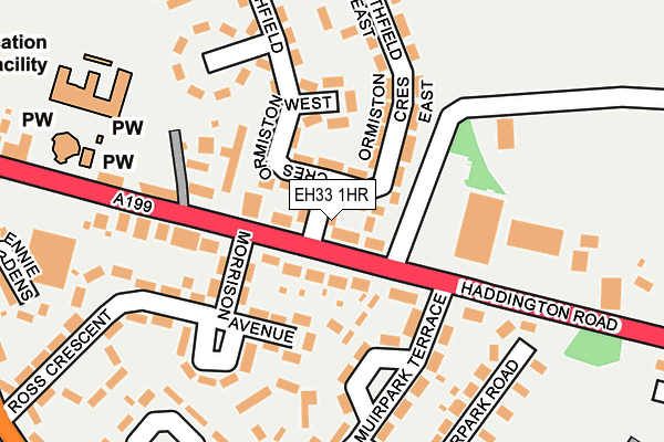 EH33 1HR map - OS OpenMap – Local (Ordnance Survey) EH33 1HR map - OS OpenMap – Local (Ordnance Survey)