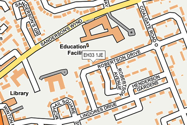 EH33 1JE map - OS OpenMap – Local (Ordnance Survey) EH33 1JE map - OS OpenMap – Local (Ordnance Survey)