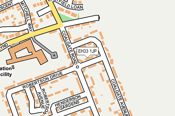 EH33 1JP map - OS OpenMap – Local (Ordnance Survey) EH33 1JP map - OS OpenMap – Local (Ordnance Survey)