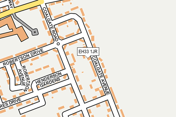 EH33 1JR map - OS OpenMap – Local (Ordnance Survey) EH33 1JR map - OS OpenMap – Local (Ordnance Survey)
