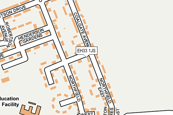 EH33 1JS map - OS OpenMap – Local (Ordnance Survey) EH33 1JS map - OS OpenMap – Local (Ordnance Survey)