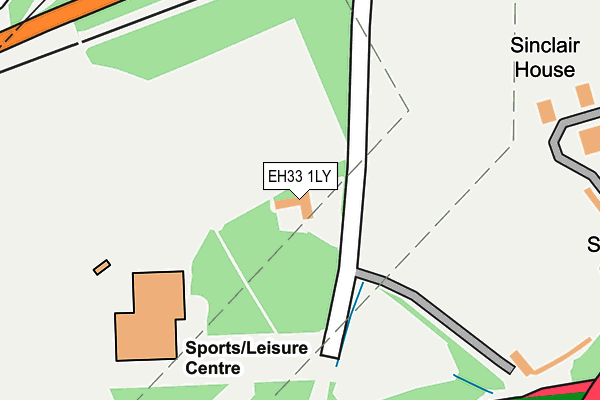 EH33 1LY map - OS OpenMap – Local (Ordnance Survey) EH33 1LY map - OS OpenMap – Local (Ordnance Survey)