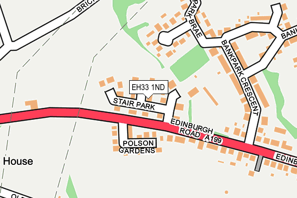 EH33 1ND map - OS OpenMap – Local (Ordnance Survey) EH33 1ND map - OS OpenMap – Local (Ordnance Survey)