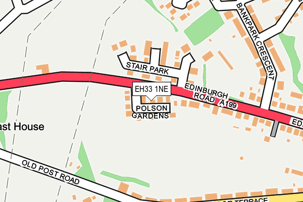 EH33 1NE map - OS OpenMap – Local (Ordnance Survey) EH33 1NE map - OS OpenMap – Local (Ordnance Survey)