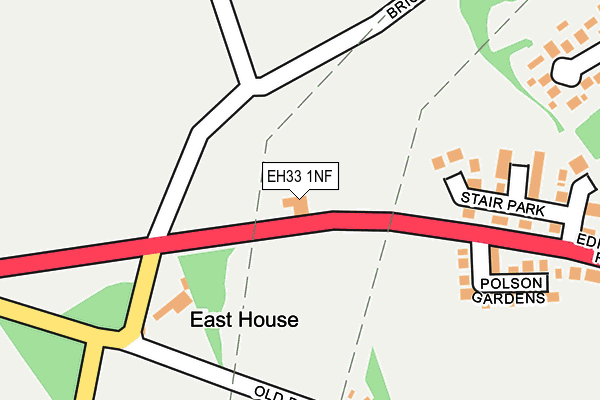 EH33 1NF map - OS OpenMap – Local (Ordnance Survey) EH33 1NF map - OS OpenMap – Local (Ordnance Survey)