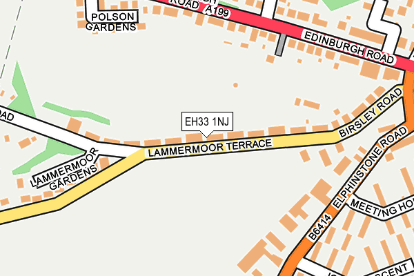 EH33 1NJ map - OS OpenMap – Local (Ordnance Survey) EH33 1NJ map - OS OpenMap – Local (Ordnance Survey)