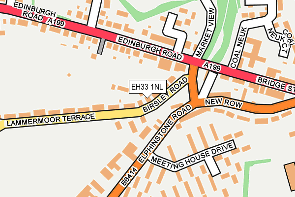 EH33 1NL map - OS OpenMap – Local (Ordnance Survey) EH33 1NL map - OS OpenMap – Local (Ordnance Survey)