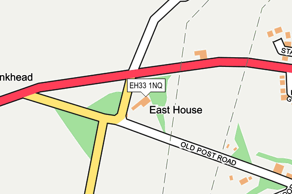 EH33 1NQ map - OS OpenMap – Local (Ordnance Survey) EH33 1NQ map - OS OpenMap – Local (Ordnance Survey)
