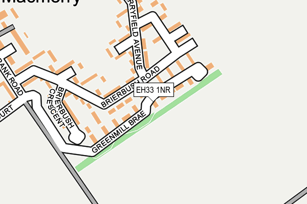 EH33 1NR map - OS OpenMap – Local (Ordnance Survey) EH33 1NR map - OS OpenMap – Local (Ordnance Survey)