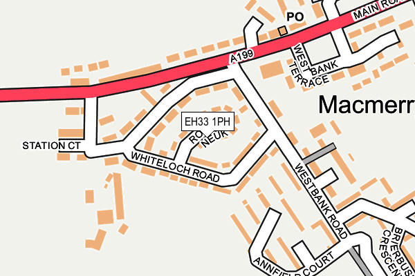 EH33 1PH map - OS OpenMap – Local (Ordnance Survey) EH33 1PH map - OS OpenMap – Local (Ordnance Survey)