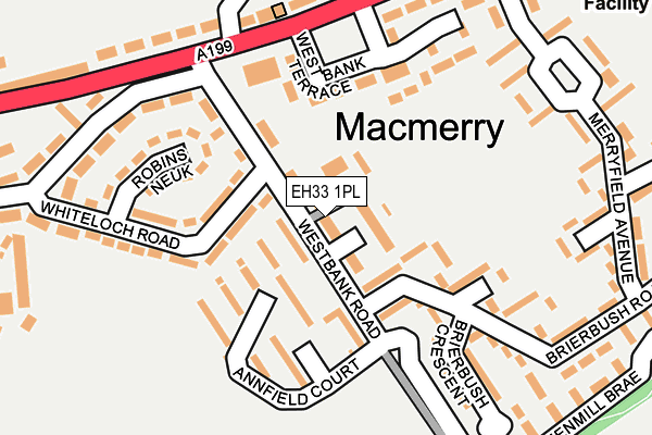 EH33 1PL map - OS OpenMap – Local (Ordnance Survey) EH33 1PL map - OS OpenMap – Local (Ordnance Survey)