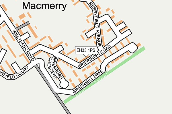 EH33 1PS map - OS OpenMap – Local (Ordnance Survey) EH33 1PS map - OS OpenMap – Local (Ordnance Survey)