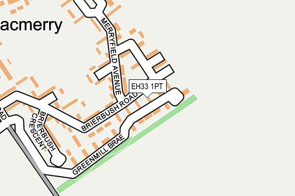 EH33 1PT map - OS OpenMap – Local (Ordnance Survey) EH33 1PT map - OS OpenMap – Local (Ordnance Survey)