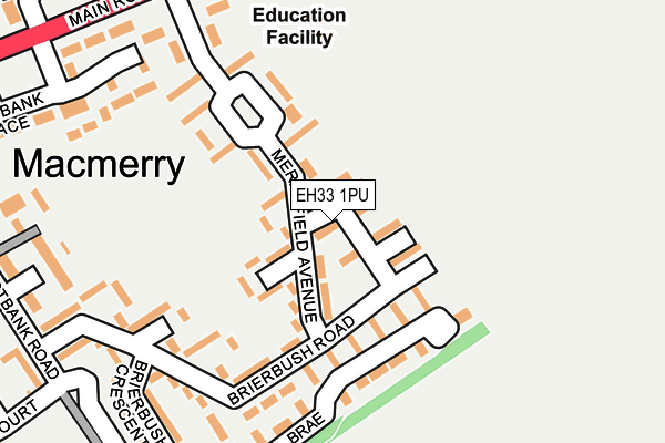 EH33 1PU map - OS OpenMap – Local (Ordnance Survey) EH33 1PU map - OS OpenMap – Local (Ordnance Survey)