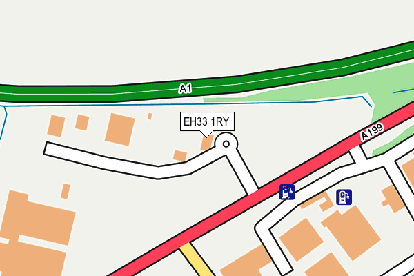 EH33 1RY map - OS OpenMap – Local (Ordnance Survey) EH33 1RY map - OS OpenMap – Local (Ordnance Survey)