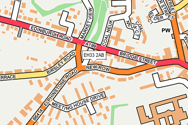 EH33 2AB map - OS OpenMap – Local (Ordnance Survey) EH33 2AB map - OS OpenMap – Local (Ordnance Survey)