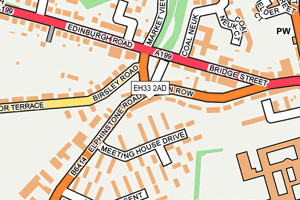 EH33 2AD map - OS OpenMap – Local (Ordnance Survey) EH33 2AD map - OS OpenMap – Local (Ordnance Survey)