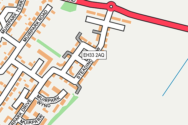 EH33 2AQ map - OS OpenMap – Local (Ordnance Survey) EH33 2AQ map - OS OpenMap – Local (Ordnance Survey)