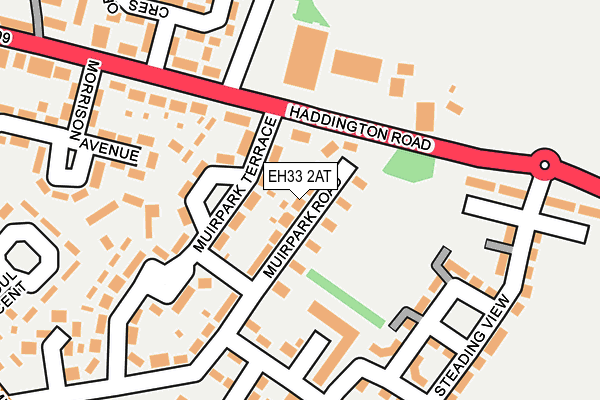 EH33 2AT map - OS OpenMap – Local (Ordnance Survey) EH33 2AT map - OS OpenMap – Local (Ordnance Survey)