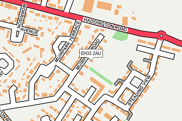 EH33 2AU map - OS OpenMap – Local (Ordnance Survey) EH33 2AU map - OS OpenMap – Local (Ordnance Survey)