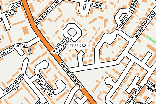 EH33 2AZ map - OS OpenMap – Local (Ordnance Survey) EH33 2AZ map - OS OpenMap – Local (Ordnance Survey)