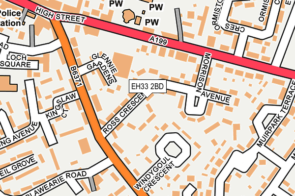 EH33 2BD map - OS OpenMap – Local (Ordnance Survey) EH33 2BD map - OS OpenMap – Local (Ordnance Survey)