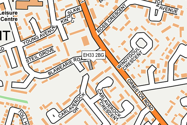 EH33 2BG map - OS OpenMap – Local (Ordnance Survey) EH33 2BG map - OS OpenMap – Local (Ordnance Survey)