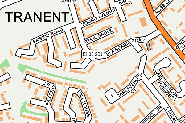 EH33 2BJ map - OS OpenMap – Local (Ordnance Survey) EH33 2BJ map - OS OpenMap – Local (Ordnance Survey)