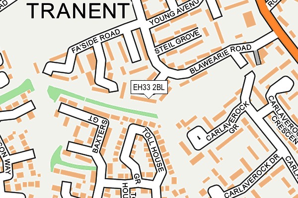 EH33 2BL map - OS OpenMap – Local (Ordnance Survey) EH33 2BL map - OS OpenMap – Local (Ordnance Survey)
