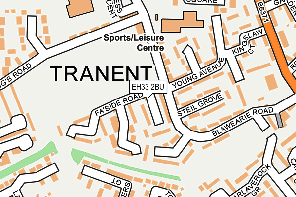 EH33 2BU map - OS OpenMap – Local (Ordnance Survey) EH33 2BU map - OS OpenMap – Local (Ordnance Survey)