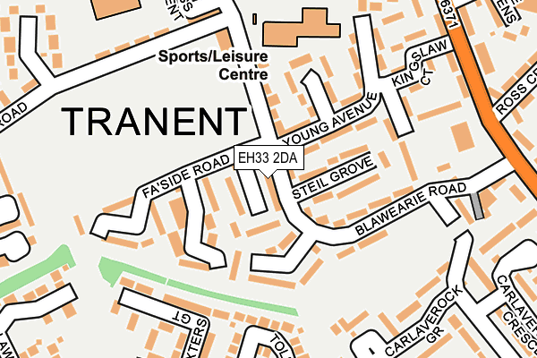 EH33 2DA map - OS OpenMap – Local (Ordnance Survey) EH33 2DA map - OS OpenMap – Local (Ordnance Survey)