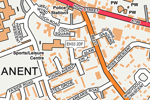 EH33 2DF map - OS OpenMap – Local (Ordnance Survey) EH33 2DF map - OS OpenMap – Local (Ordnance Survey)