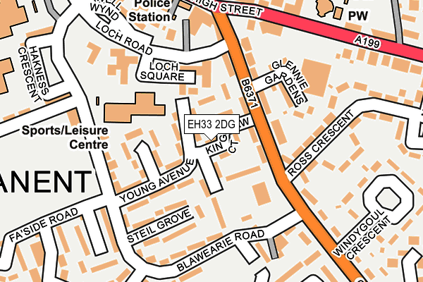 EH33 2DG map - OS OpenMap – Local (Ordnance Survey) EH33 2DG map - OS OpenMap – Local (Ordnance Survey)