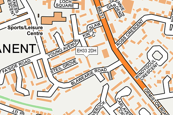 EH33 2DH map - OS OpenMap – Local (Ordnance Survey) EH33 2DH map - OS OpenMap – Local (Ordnance Survey)