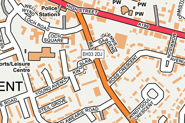 EH33 2DJ map - OS OpenMap – Local (Ordnance Survey) EH33 2DJ map - OS OpenMap – Local (Ordnance Survey)