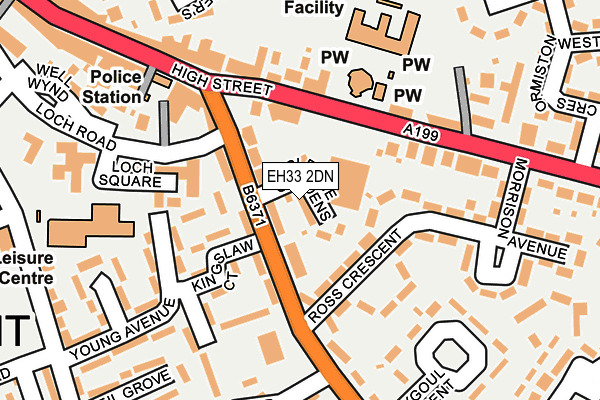 EH33 2DN map - OS OpenMap – Local (Ordnance Survey) EH33 2DN map - OS OpenMap – Local (Ordnance Survey)