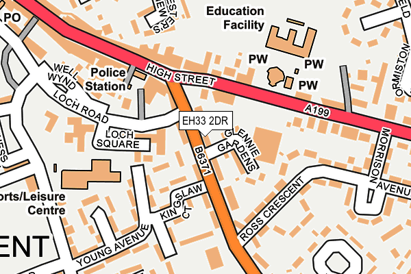 EH33 2DR map - OS OpenMap – Local (Ordnance Survey) EH33 2DR map - OS OpenMap – Local (Ordnance Survey)