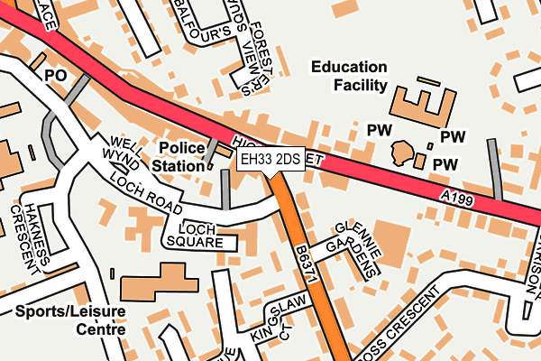 EH33 2DS map - OS OpenMap – Local (Ordnance Survey) EH33 2DS map - OS OpenMap – Local (Ordnance Survey)