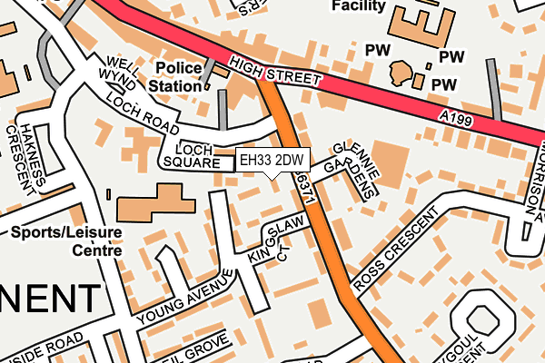EH33 2DW map - OS OpenMap – Local (Ordnance Survey) EH33 2DW map - OS OpenMap – Local (Ordnance Survey)