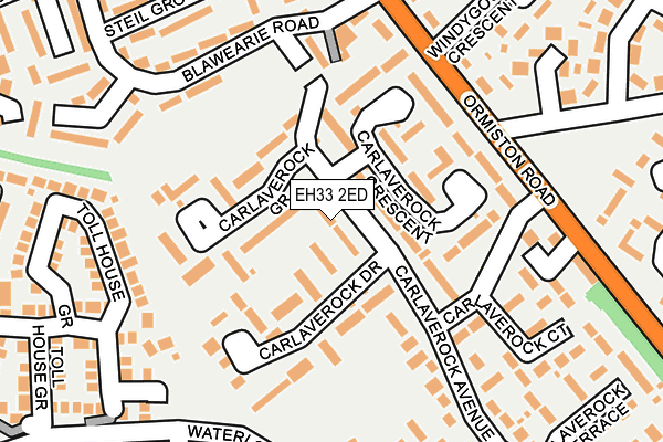 EH33 2ED map - OS OpenMap – Local (Ordnance Survey) EH33 2ED map - OS OpenMap – Local (Ordnance Survey)
