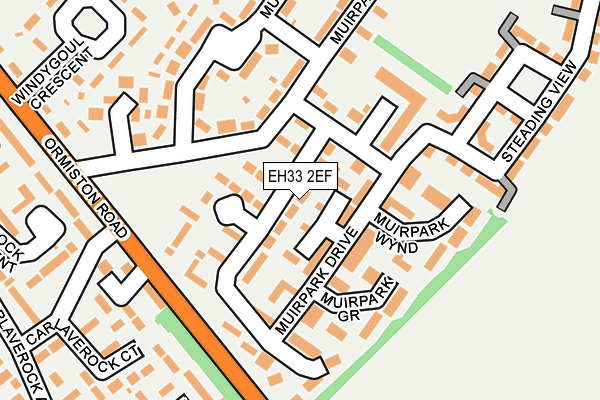 EH33 2EF map - OS OpenMap – Local (Ordnance Survey) EH33 2EF map - OS OpenMap – Local (Ordnance Survey)