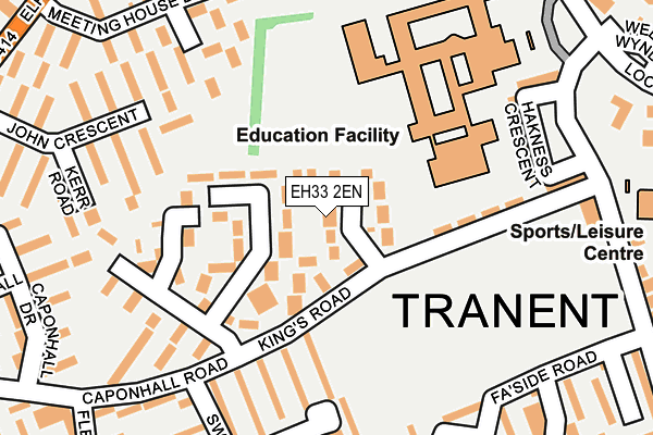 EH33 2EN map - OS OpenMap – Local (Ordnance Survey) EH33 2EN map - OS OpenMap – Local (Ordnance Survey)