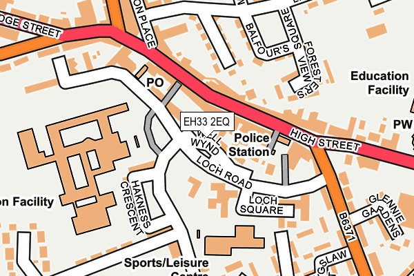 EH33 2EQ map - OS OpenMap – Local (Ordnance Survey) EH33 2EQ map - OS OpenMap – Local (Ordnance Survey)