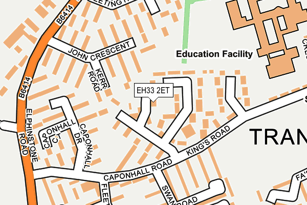 EH33 2ET map - OS OpenMap – Local (Ordnance Survey) EH33 2ET map - OS OpenMap – Local (Ordnance Survey)