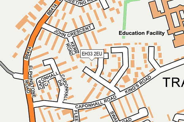 EH33 2EU map - OS OpenMap – Local (Ordnance Survey) EH33 2EU map - OS OpenMap – Local (Ordnance Survey)