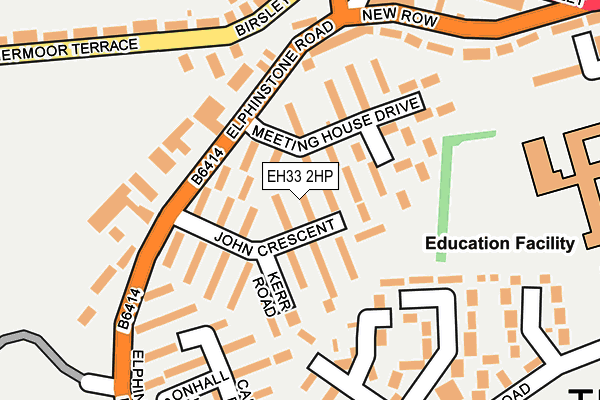 EH33 2HP map - OS OpenMap – Local (Ordnance Survey) EH33 2HP map - OS OpenMap – Local (Ordnance Survey)